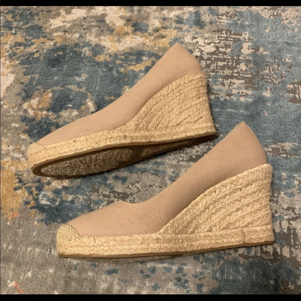 J. Crew Seville, Neutral Espadrilles, Size 9